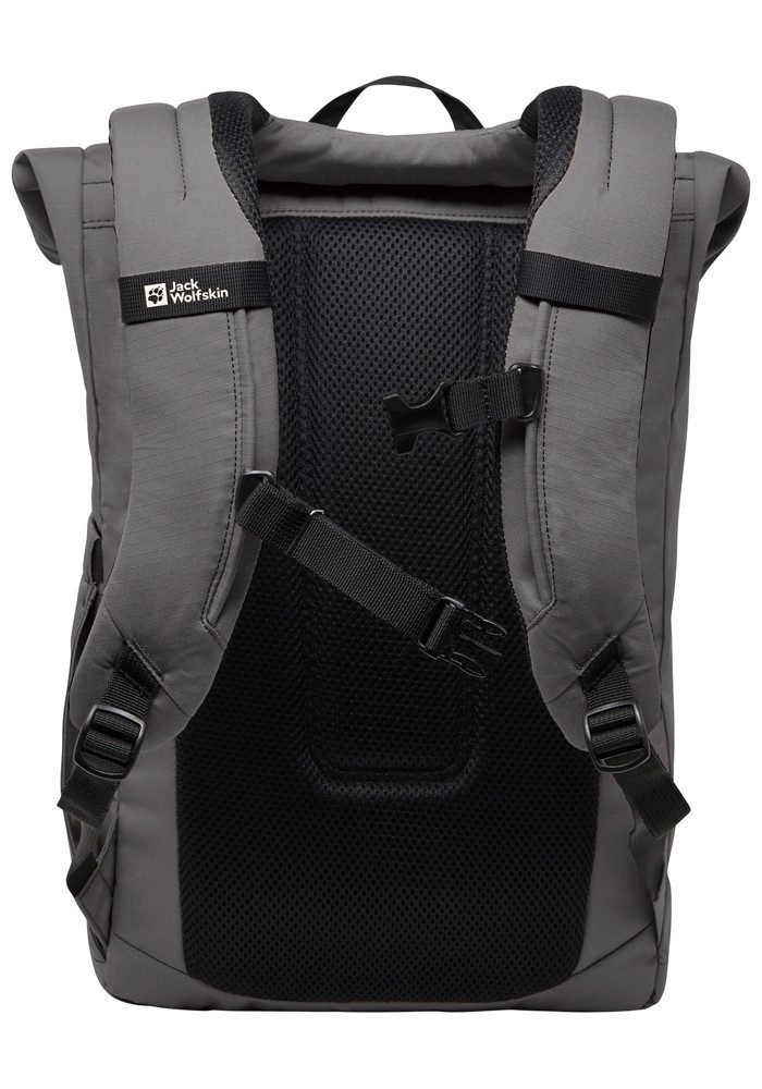 Jack Wolfskin Daypack ISLAND, Rolltop-Rucksack, Laptopfach, wetterbeständig