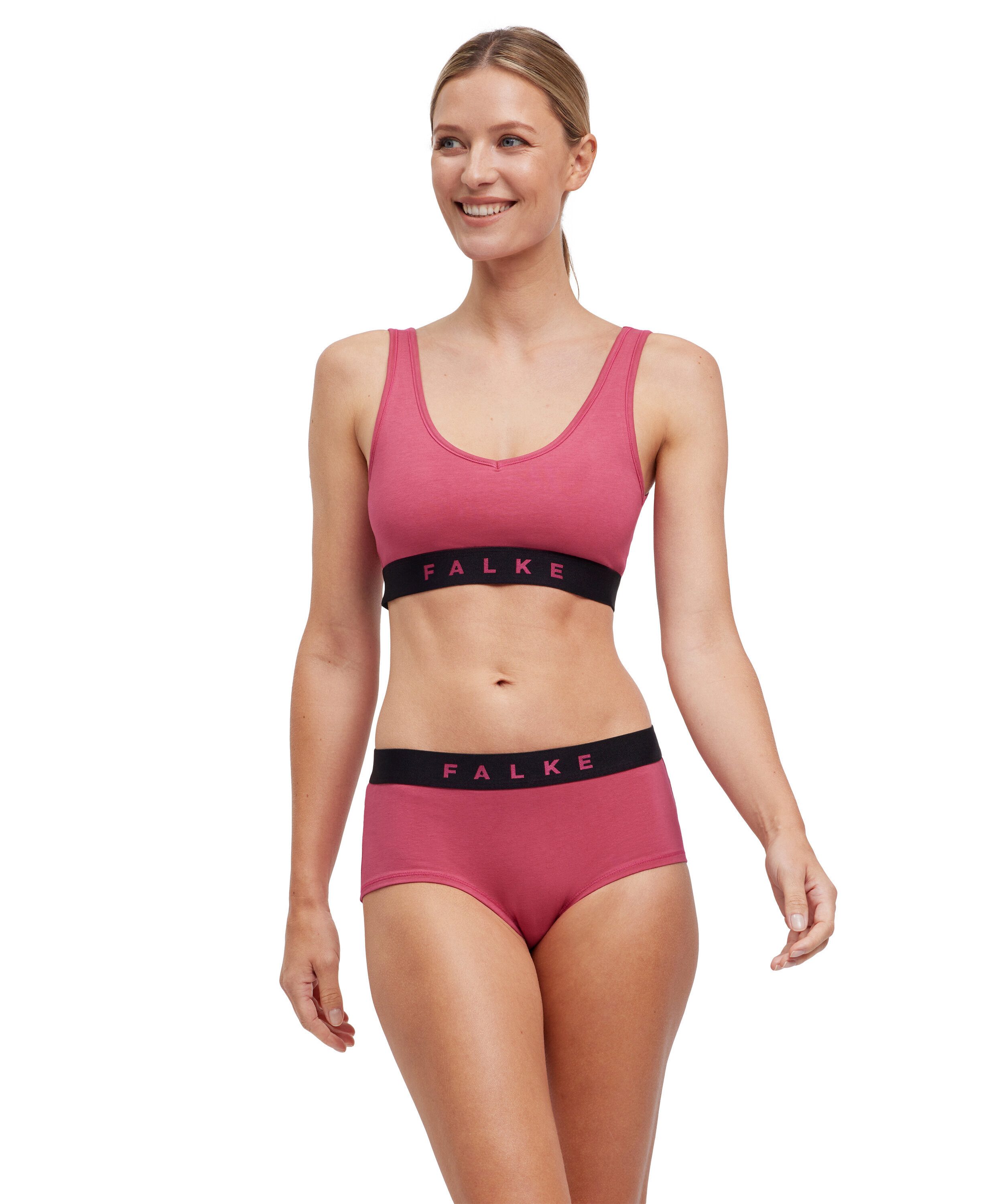 FALKE Bustier Daily Comfort (2er Pack) ohne Bügel, Polster und Verschluss, weich, Cotton-Mix