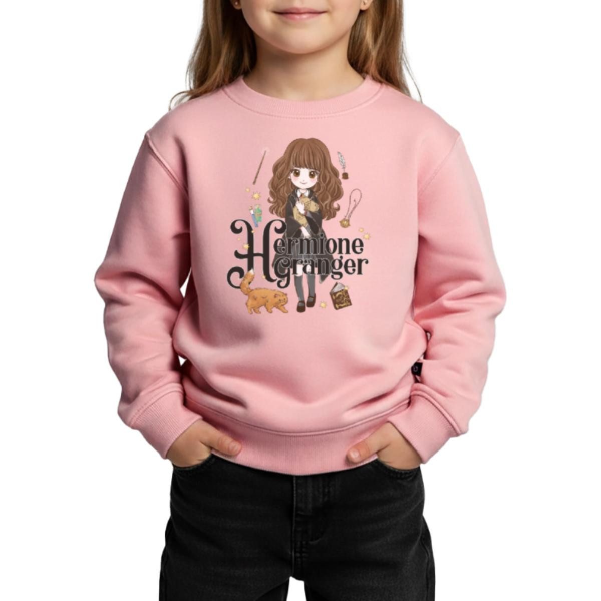 Sweatshirt Harry Potter Hermine Granger Chibi Kinder Premium Pullover