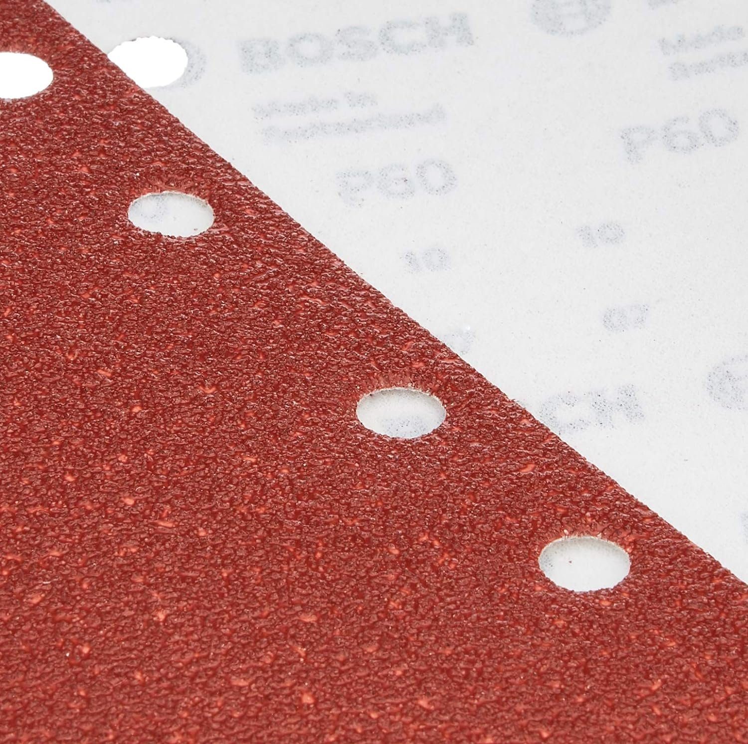 BOSCH Bohrfutter Bosch Schleifblatt Klett 10 Schwin x Körnung mm, 180 Stück, für 185 93