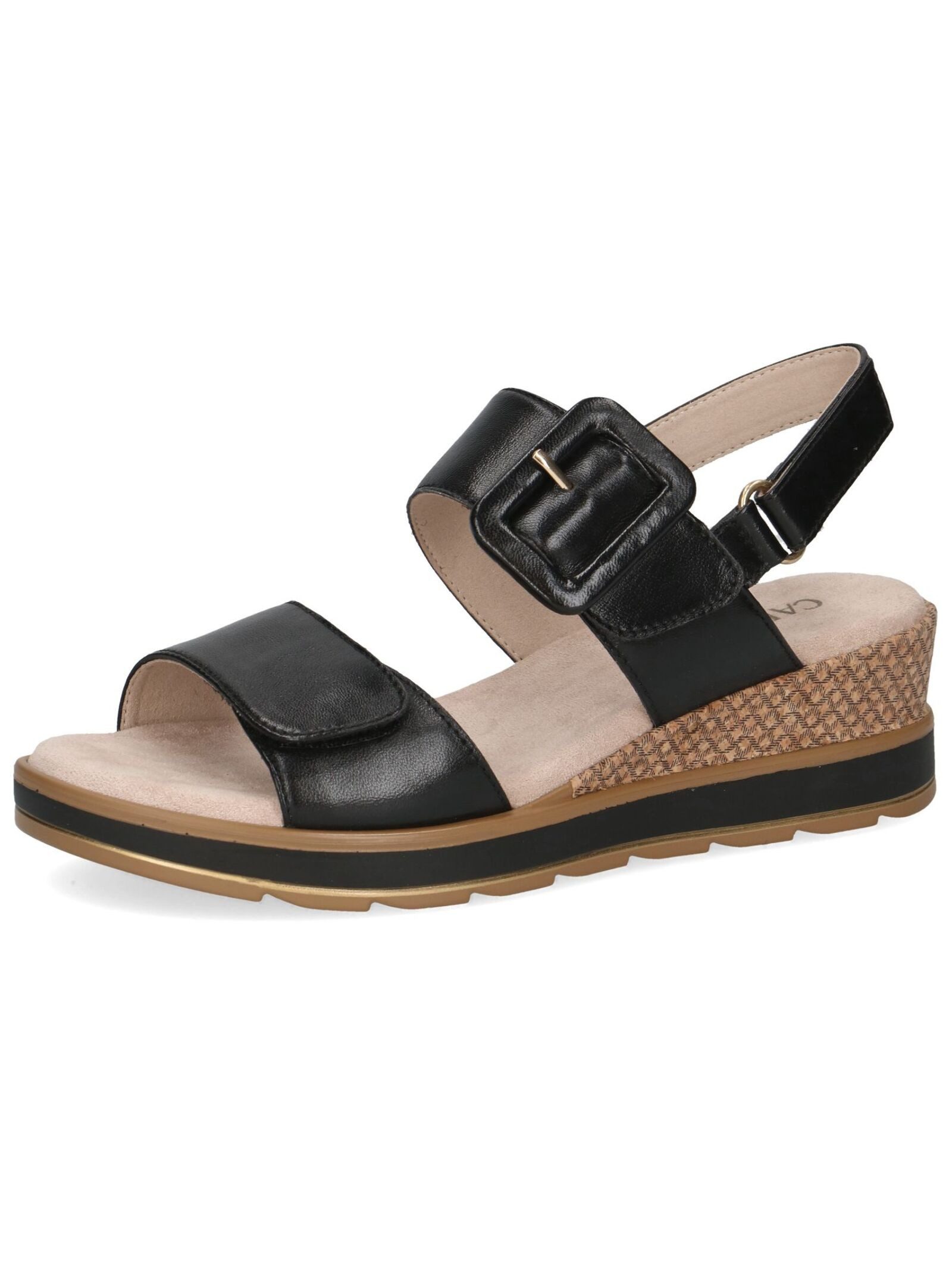 Sandalen Leder Keilsandalette