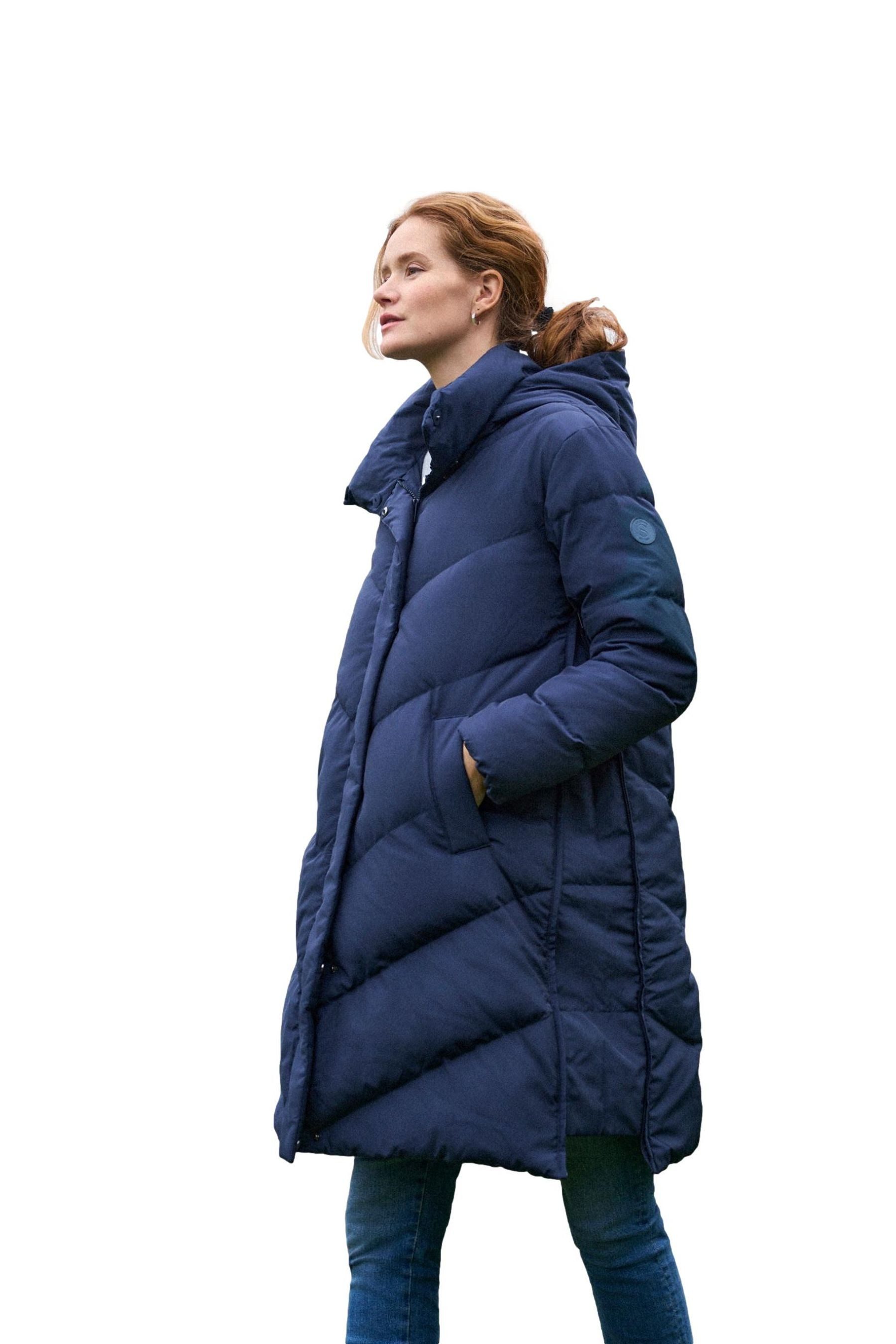 Seraphine Langmantel Seraphine langer 3-In-1 Steppmantel Umstandsmode (1-tlg)