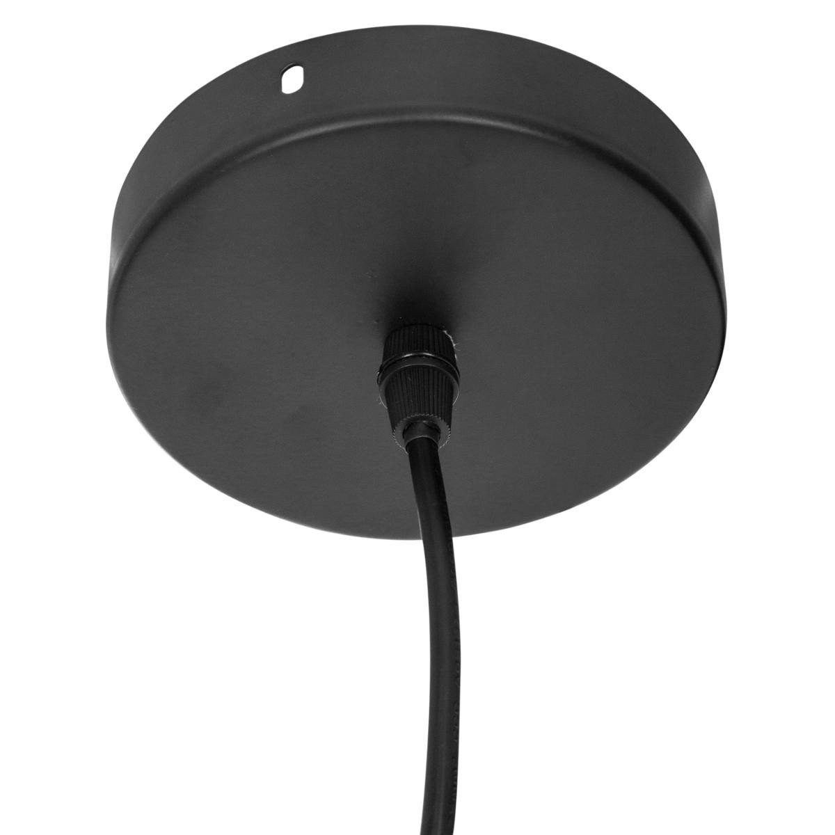 Atmosphera Créateur d'intérieur Pendelleuchte Hängelampe mit Metall- und Papierschirm, Ø 30 cm, beige, Leuchte mit Dekofunktion, ohne Leuchtmittel – Bild 4 von 5