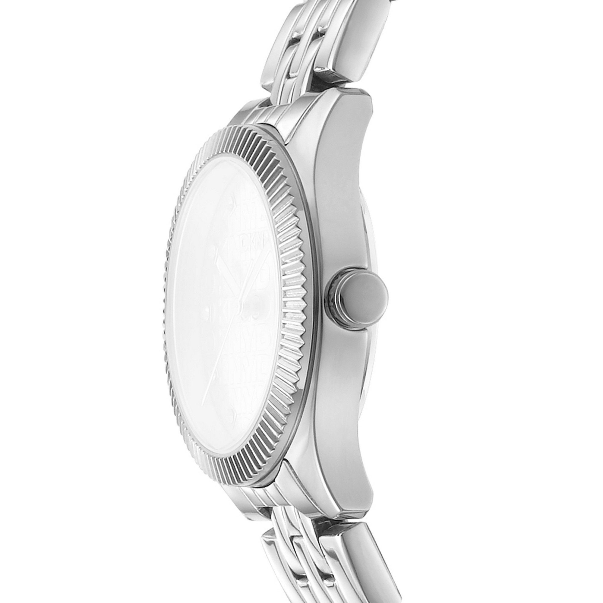 DKNY Quarzuhr Logo Watch Set DK1L126M0035, (Set, 2-tlg., mit Armband), Armbanduhr, Damenuhr, Edelstahlarmband, Ideal auch als Geschenk
