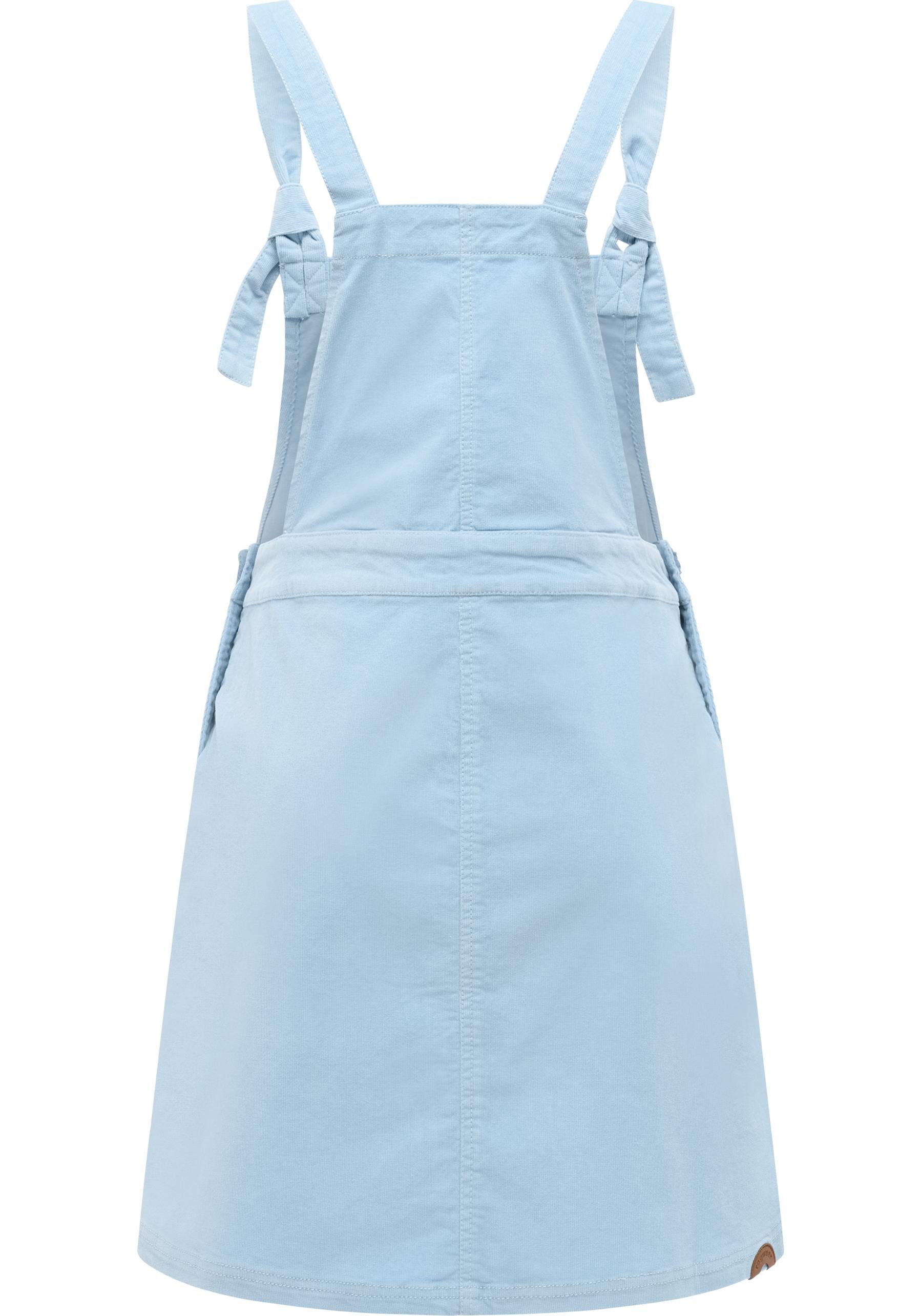 Ragwear Cordkleid Zekke Cordy Damen Latzkleid aus Babycord-Material