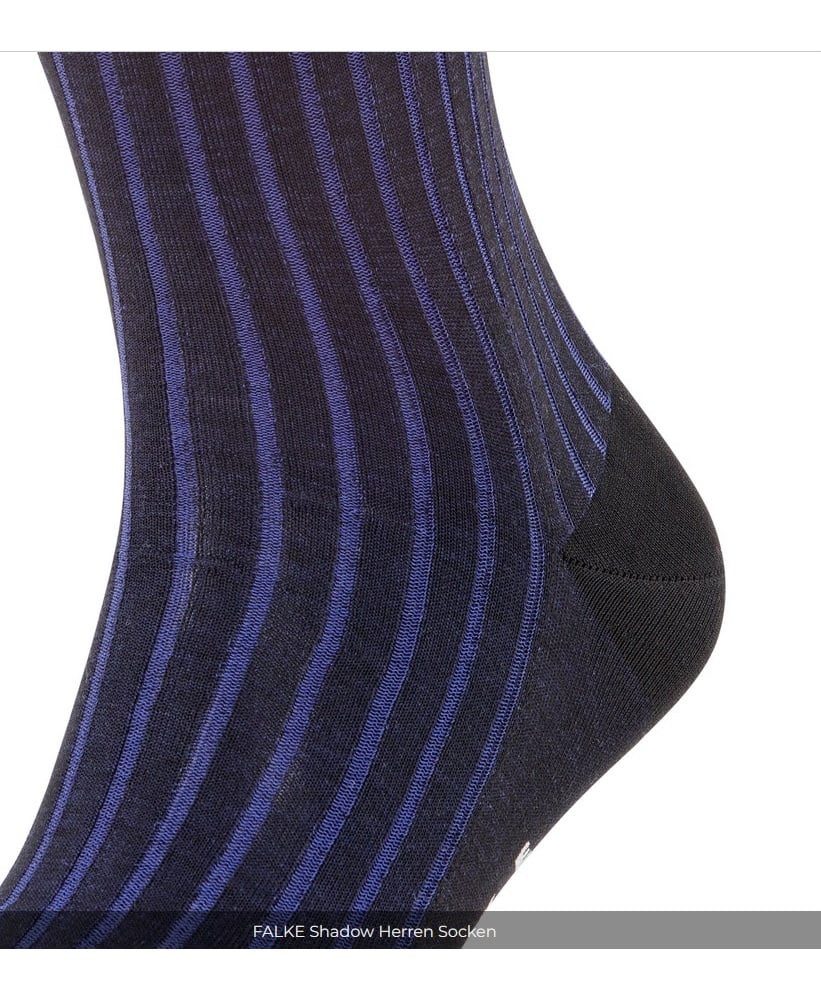 FALKE Socken Tagessocke Crew Shadow (Business-Strumpf aus merzerisierter Ba günstig online kaufen