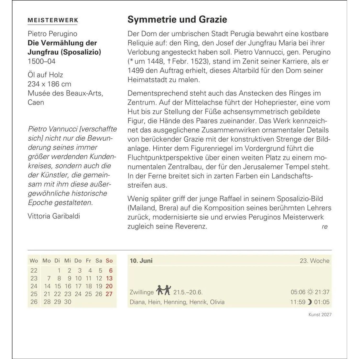 Harenberg Kalender Verlag Abreißkalender Kunst Tagesabreißkalender 2027 - Kulturkalender - Künstler, Werke,... – Bild 5 von 5