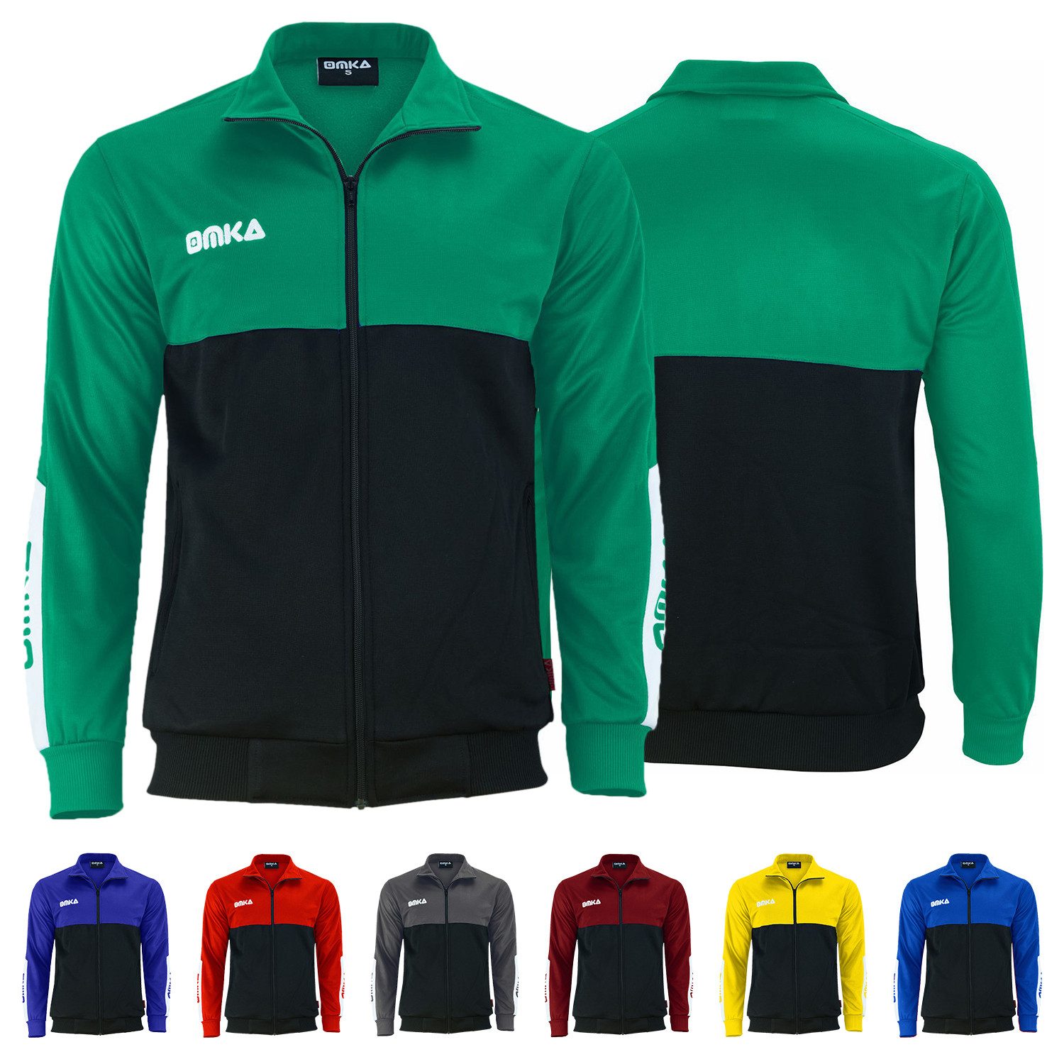 OMKA Trainingsjacke OK203J OMKA Optima Trainingsjacke Joggingjacke Sportlerjacke mit Fleece
