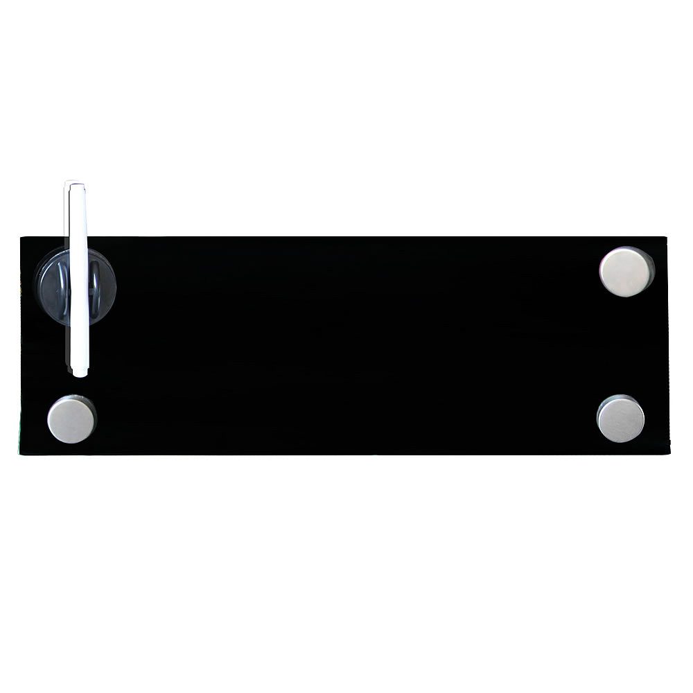 Mucola Magnettafel Glasmagnettafel Schwarz Memoboard Wandtafel Magnettafel günstig online kaufen