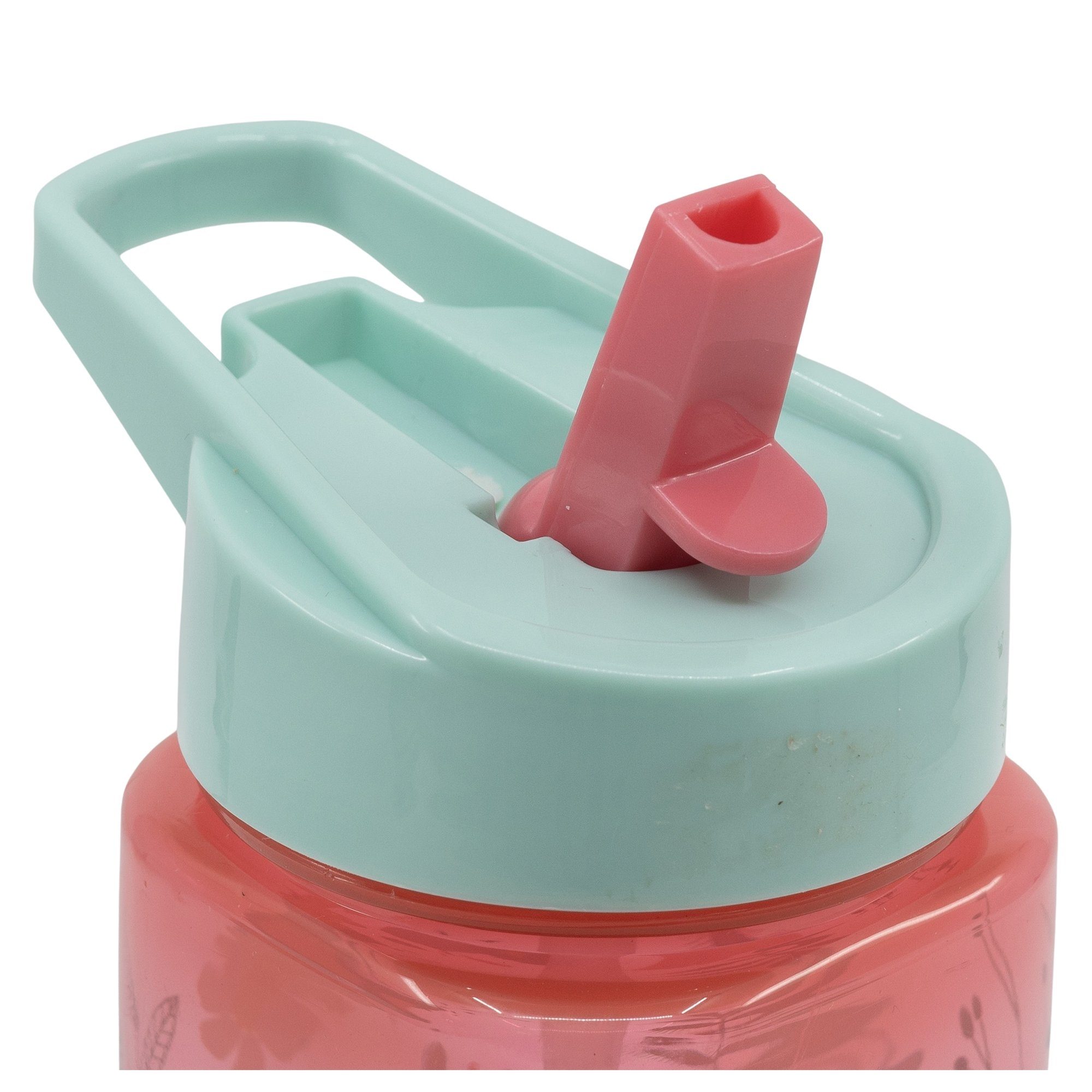 ml Mouse & Disney mit frei Kinderflasche Minni Tragegriff Maus, BPA Minnie Trinkflasche Trinkkappe 530