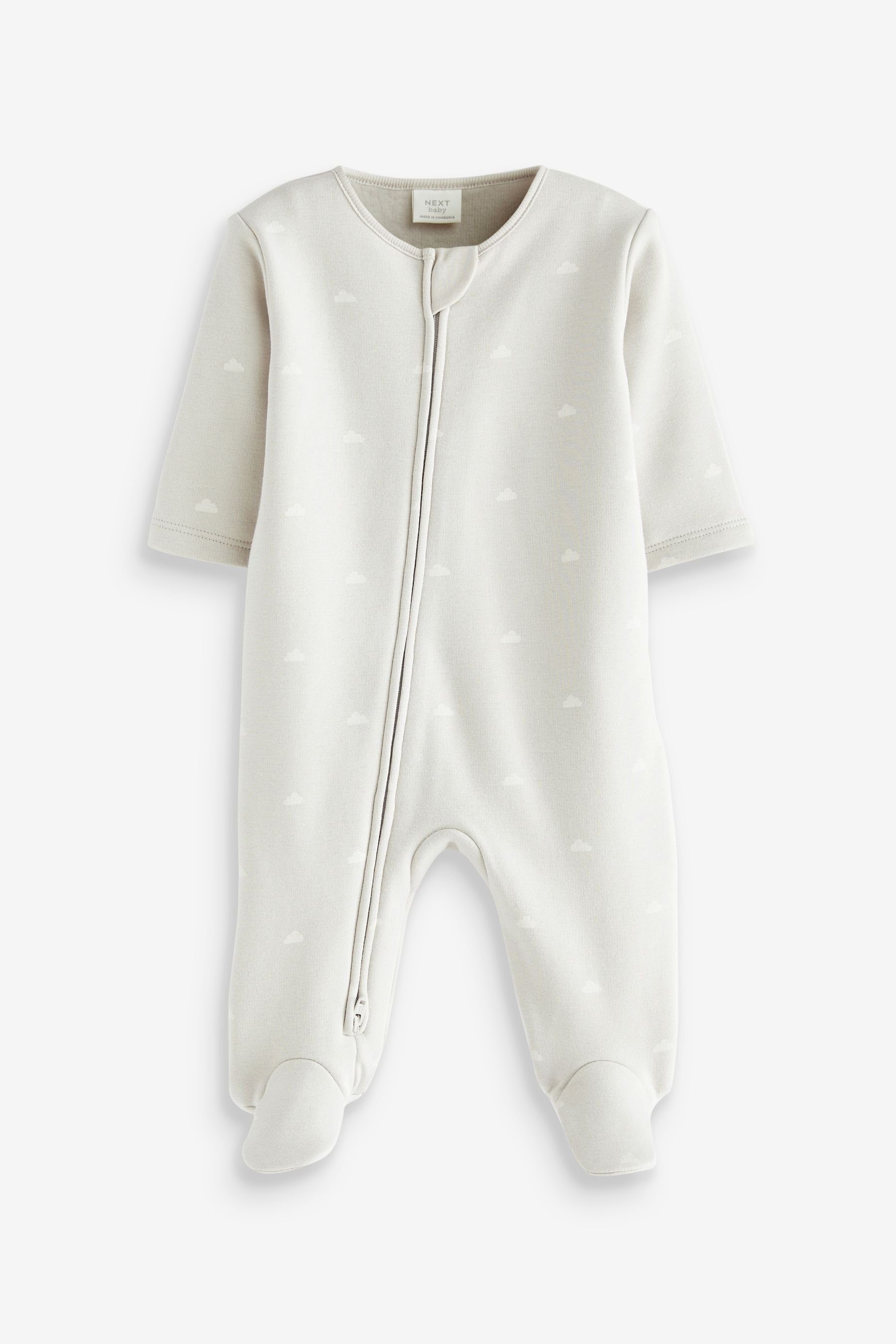 Schlafoverall Fleece-Futter mit Baby-Schlafanzug Next (1-tlg)