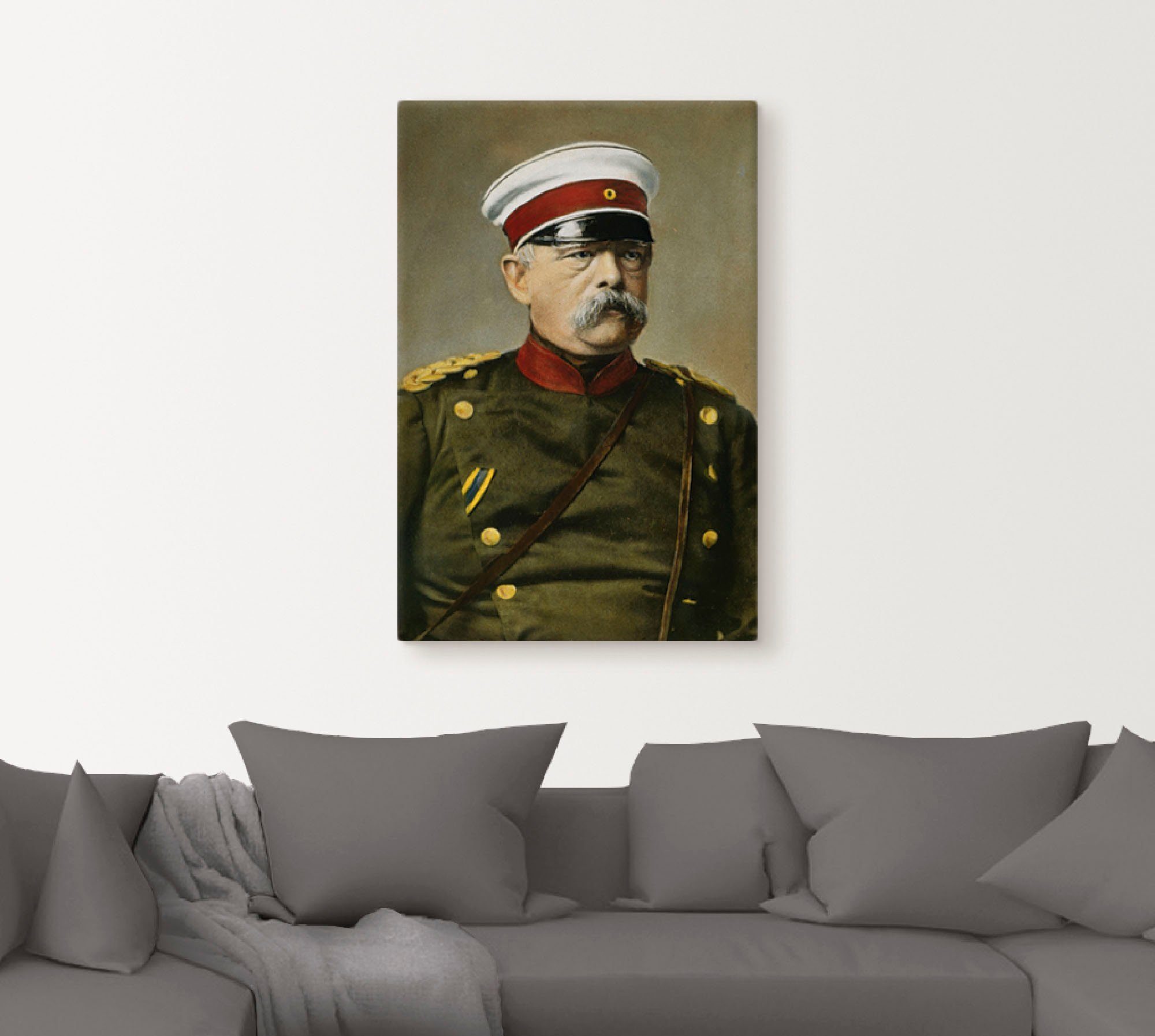 Artland Wandbild Otto von Bismarck, Menschen (1 St), als Leinwandbild, Poster in verschied. Größen