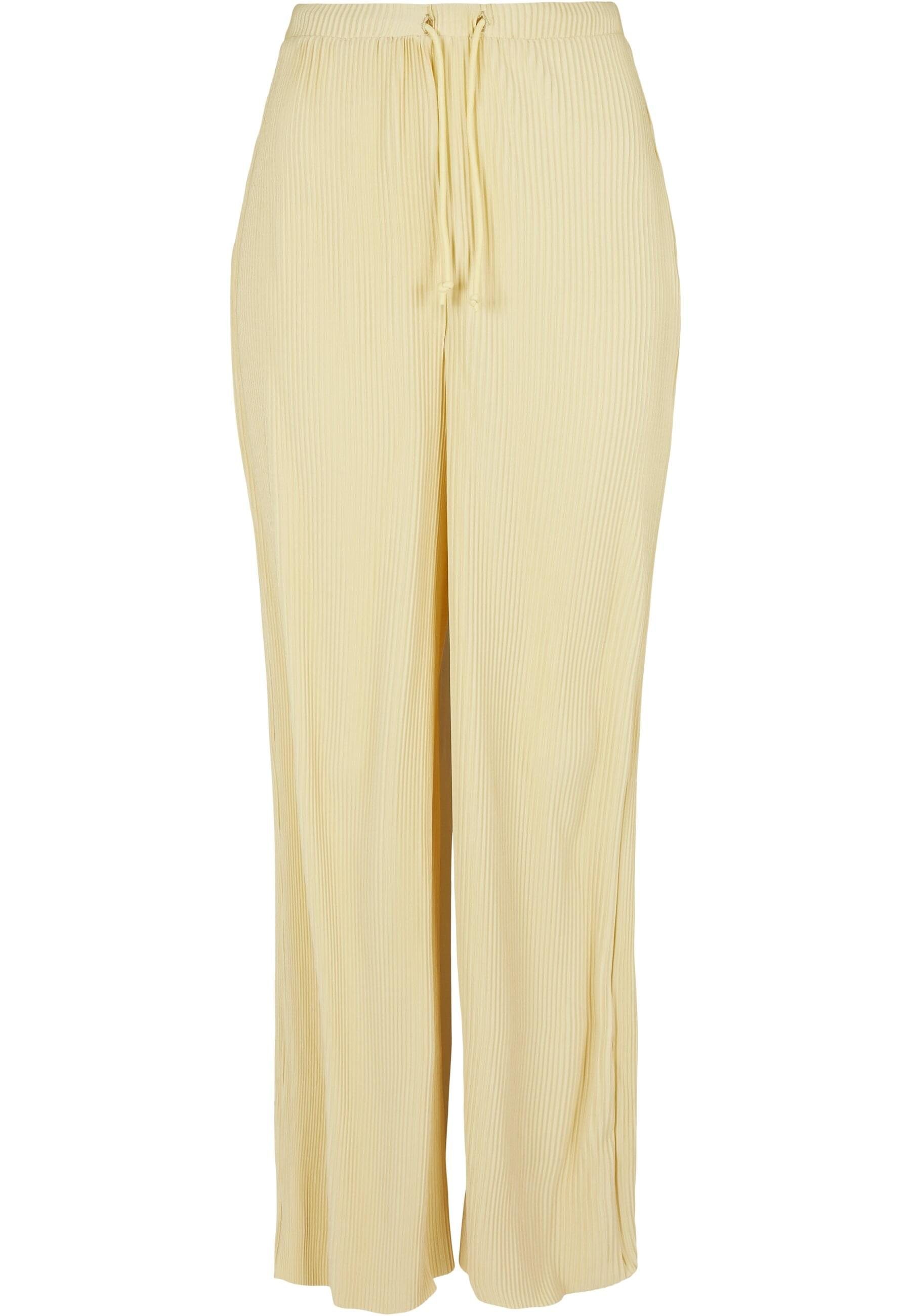 Stoffhose Urban Classics Damen Ladies Plisse Pants