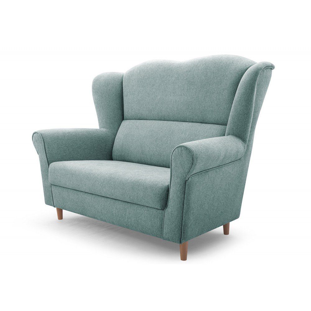 MOEBLO Sofa SILABELLA, Couch Polstermöbel Sitzmöbel Wohnzimmermöbel 2-Sitze günstig online kaufen