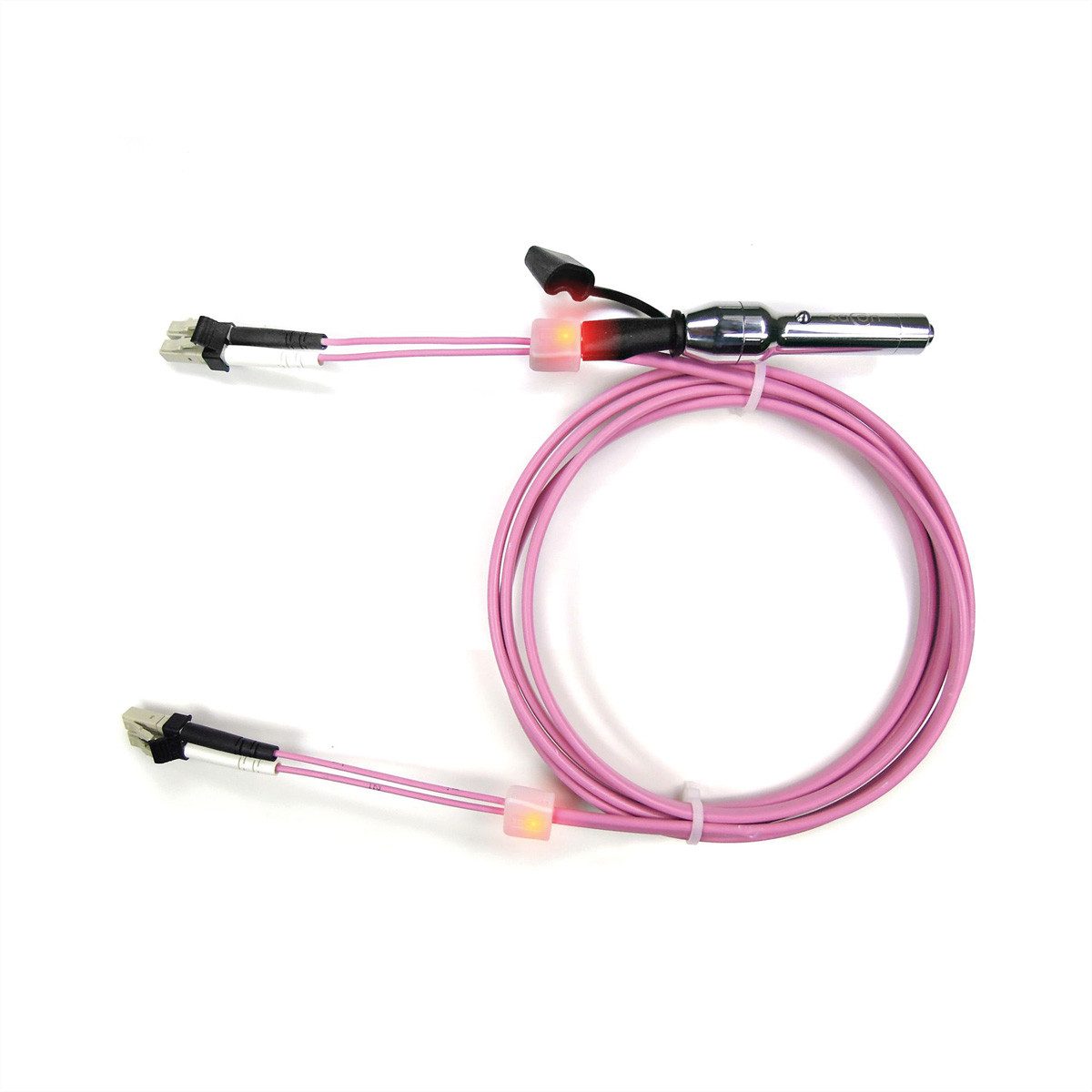 Easylan LWL-LED-Patchkabel duplex 50/125µm OM4, SC/SC Glasfaserkabel, (1000.0 cm), LSD41100100