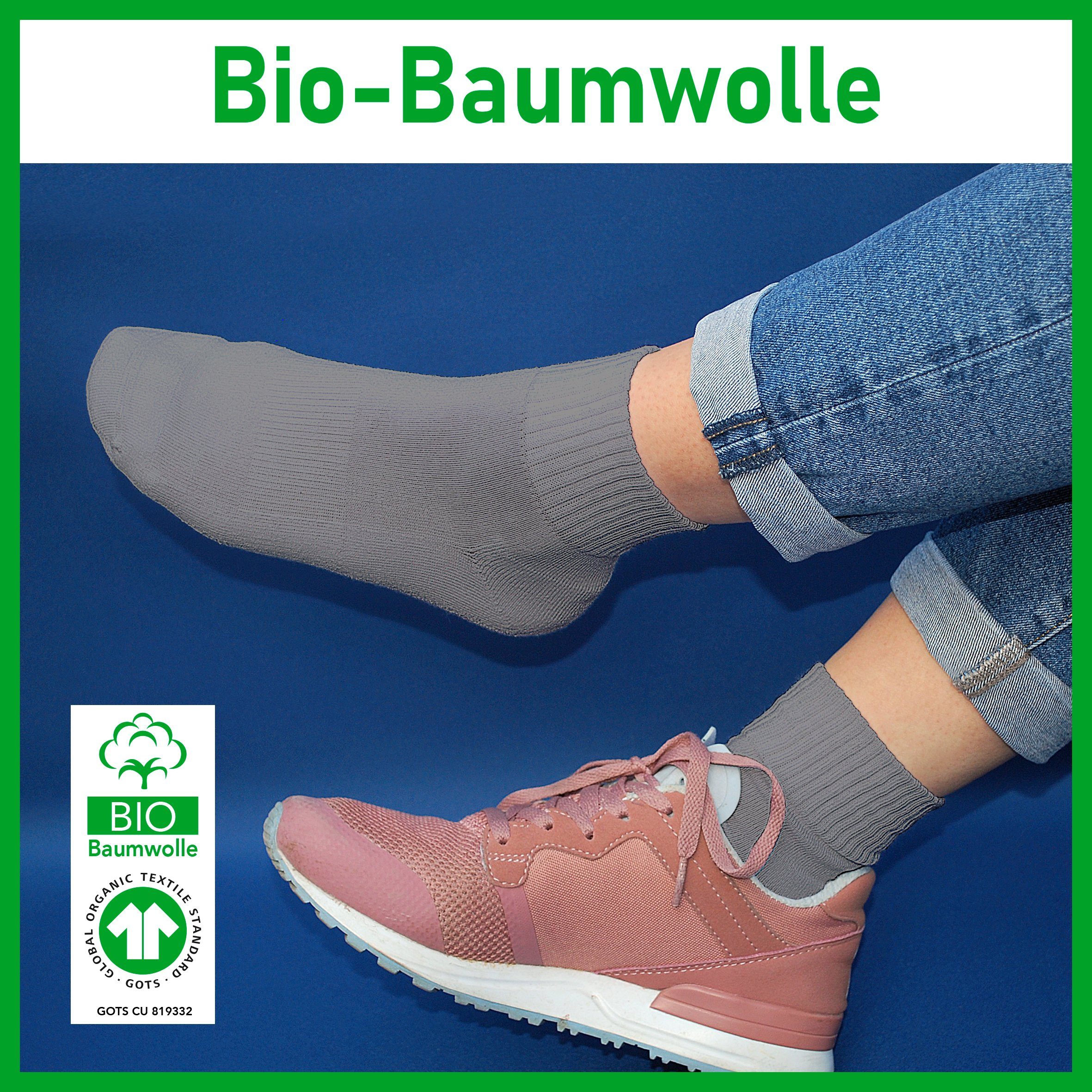 NAHLE Funktionssocken Arbeitssocken für Damen und Herren Wandersocken Multifunktionssocken (12-Paar, 12 Paar) mit extra starker Polsterung, atmungsaktiv - kein Schwitzen