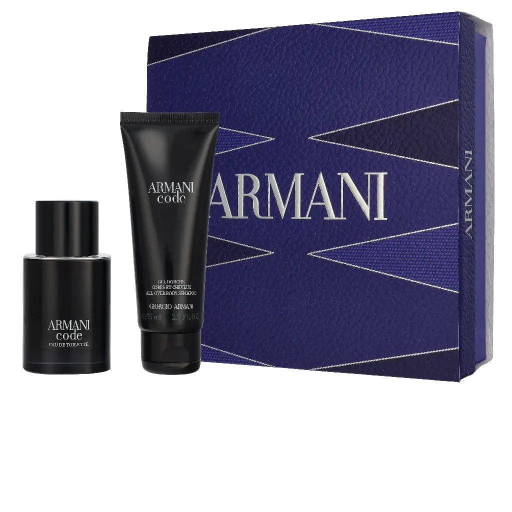 Giorgio Armani Duft-Set Code Pour Homme Set, 2-tlg., Eau de Toilette ; Shower Gel;