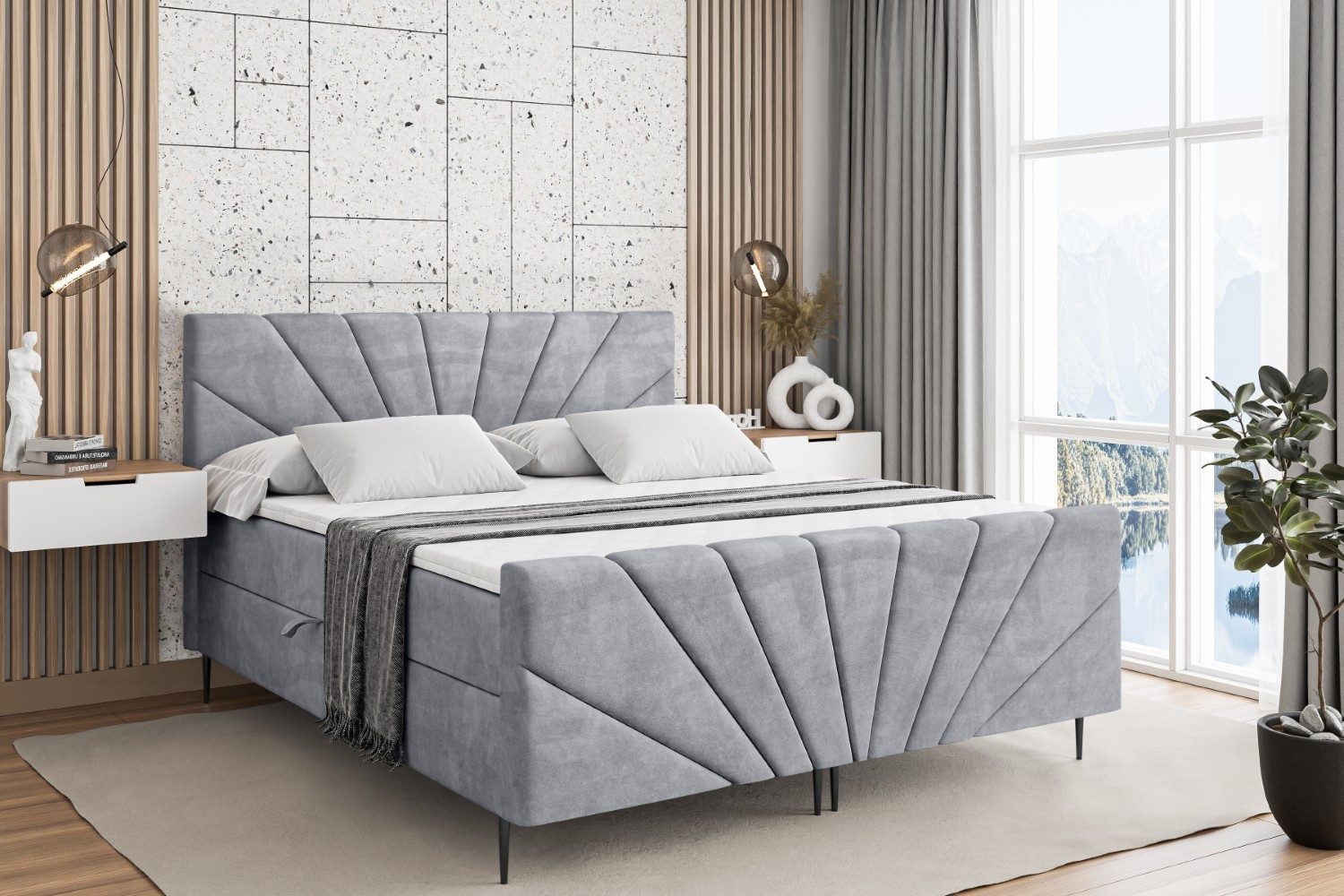 ALTDECOR Boxbett MILTIO-F-Z (Multipocket-Matratze H4, H3 günstig online kaufen