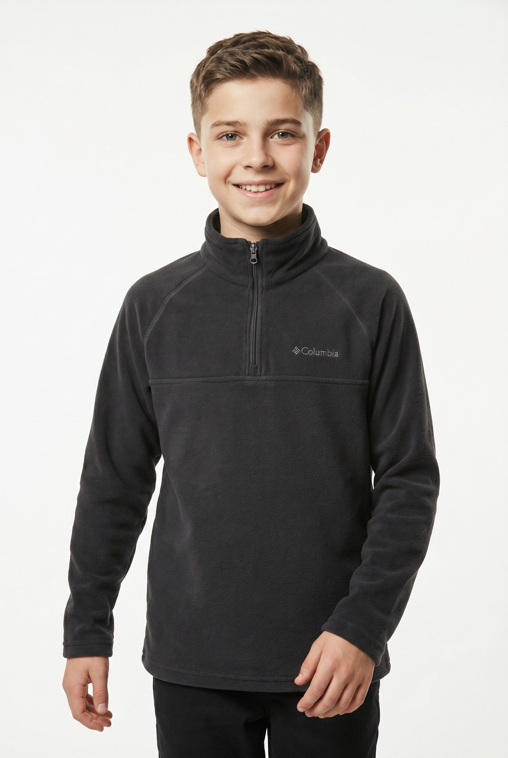 Columbia Fleecepullover Glacial Half Zip mit Halbzip-Verschluss, aus Polyester-Fleece, Langarm