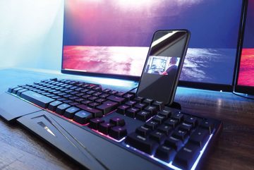 Schwaiger GT108 Gaming-Tastatur (RGB Beleuchtung)