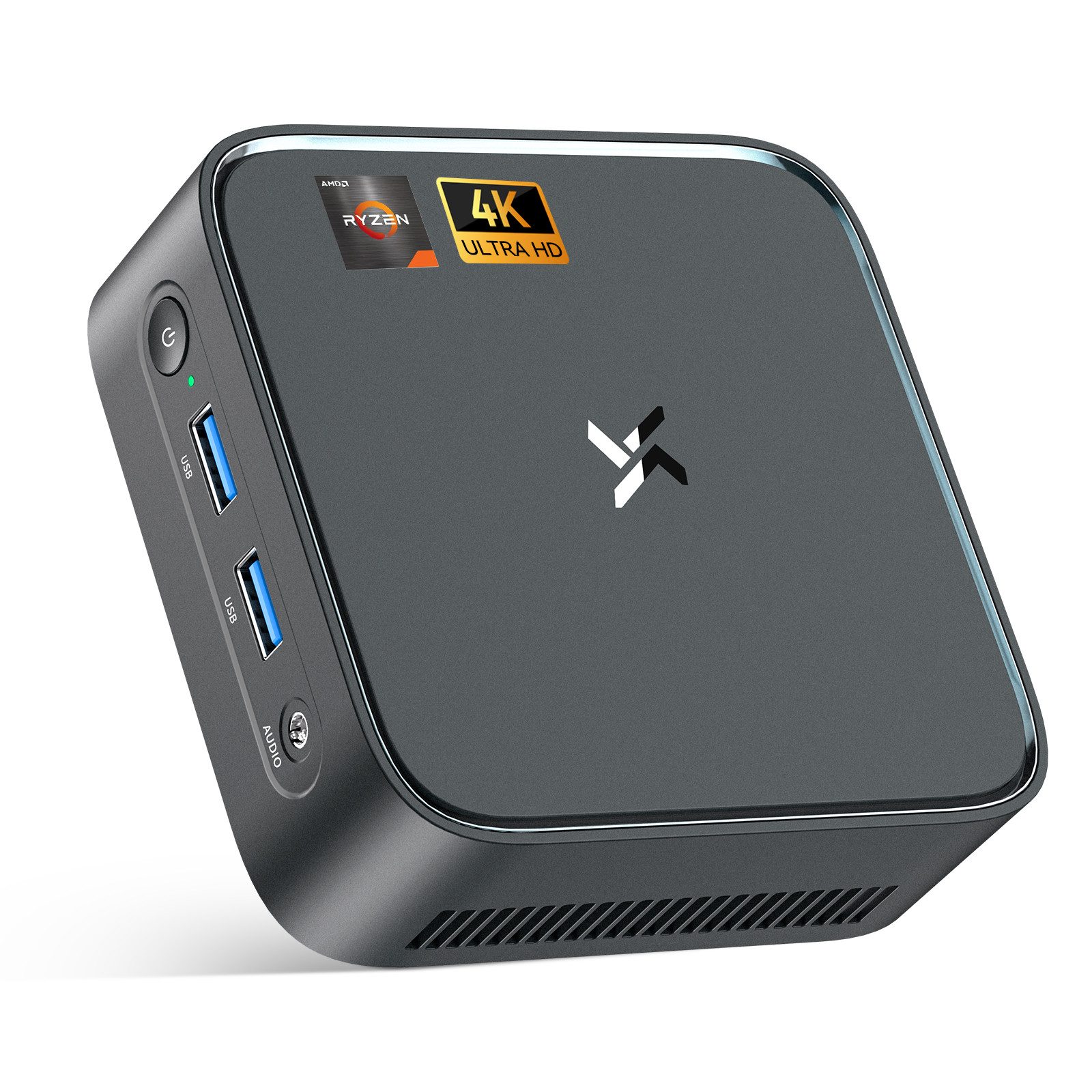 blackview Huidun H80 AMD Ryzen 5 3500U(4C/8T) 16GB RAM 512GB SSD Mini-PC (AMD AMD Ryzen 5 3500U, 16 GB RAM, 512 GB SSD, Windows 11 Pro, WiFi 5 gaming PC, HDMI, Mit Tastatur und Maus)