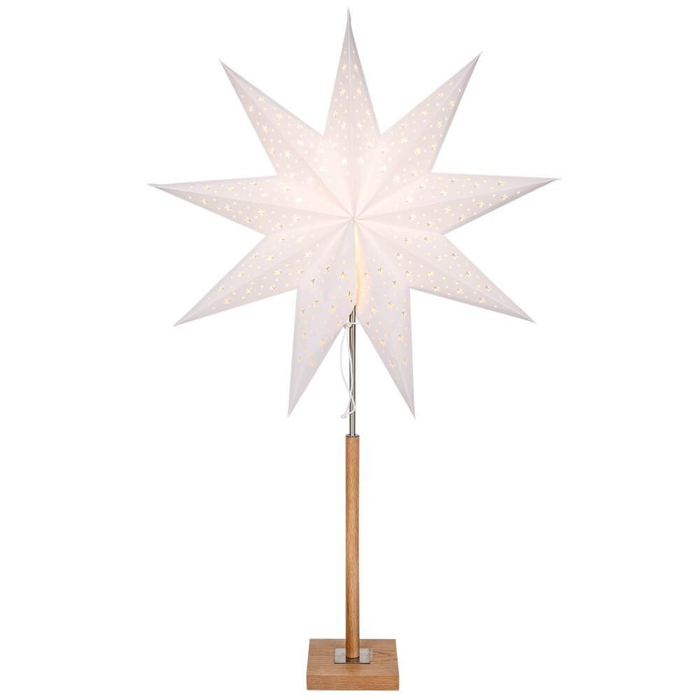 Markslöjd Sweden LED Stern Weihnachtsstern Solvalla, 1 x E14/25W, H 1000 mm, Ø 600 mm