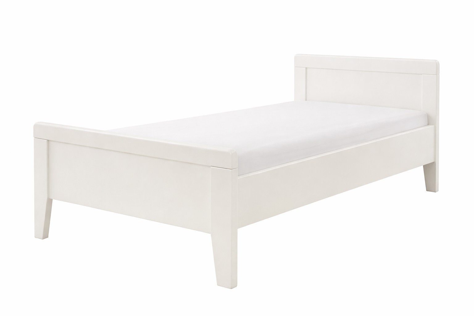 bv-vertrieb Bett Seniorenbett Weiß Komfortbett verstellbare Liegehöhe, hoher Einstieg, Seniorenbett weiss höhenverstellbares Komfortbett