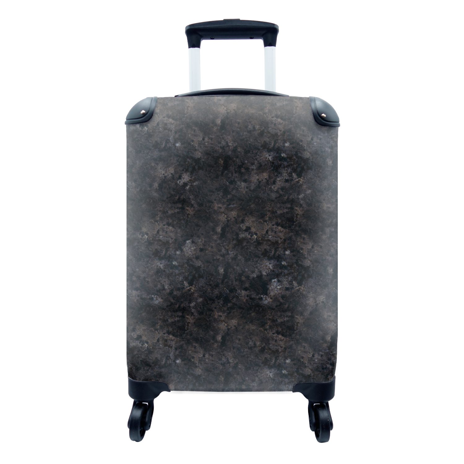 MuchoWow Handgepäckkoffer Marmor - Granit - Design, 4 Rollen, Reisetasche mit rollen, Handgepäck für Ferien, Trolley, Reisekoffer