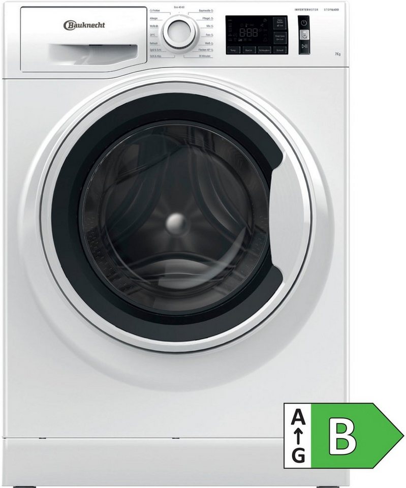 BAUKNECHT Waschmaschine W Active 711 B, 7 kg, 1400 U/min