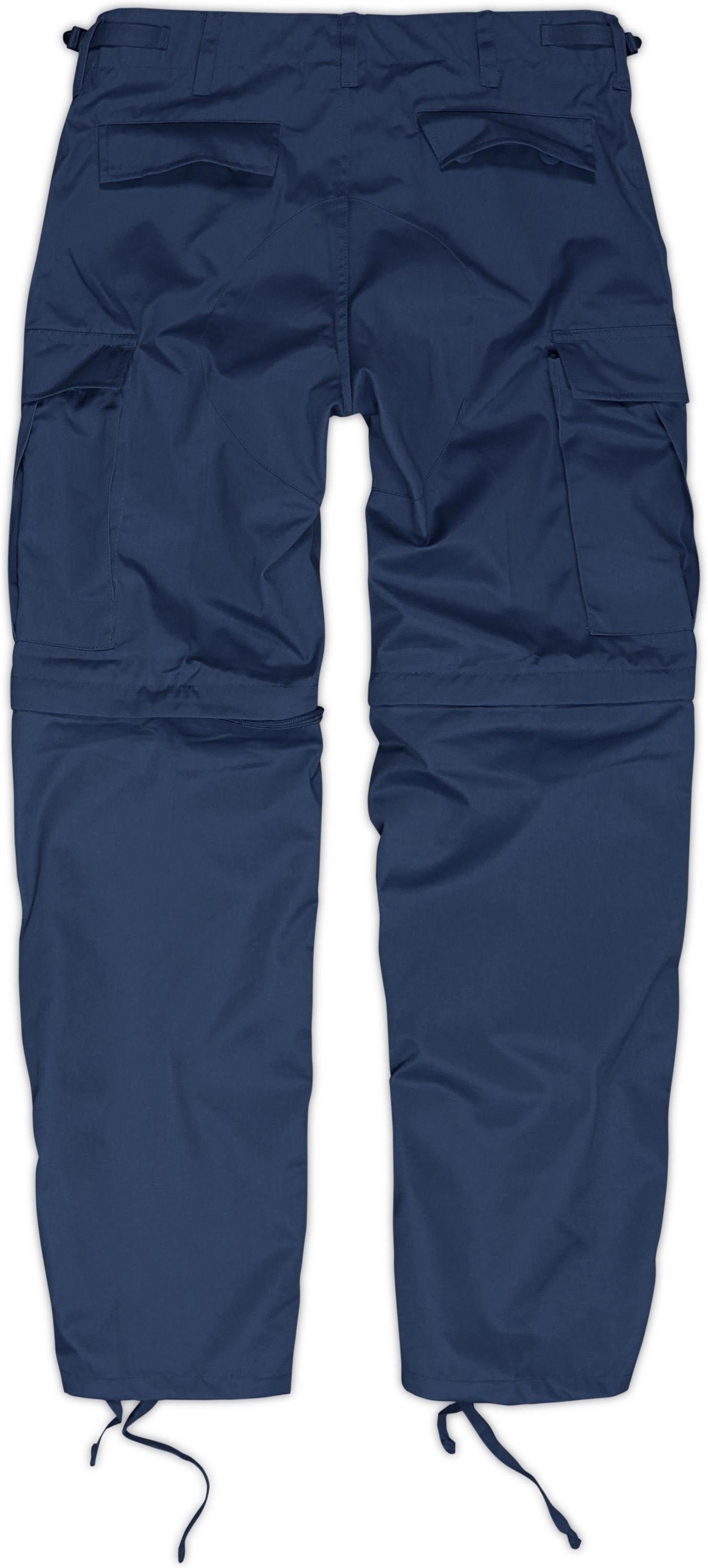 Outdoorhose Herren normani Feldhose abtrennbaren Zip-Off BDU Navy Hosenbeinen per 2-in-1 Pioneer Zip-off-Hose Rangerhose mit Reißverschluss