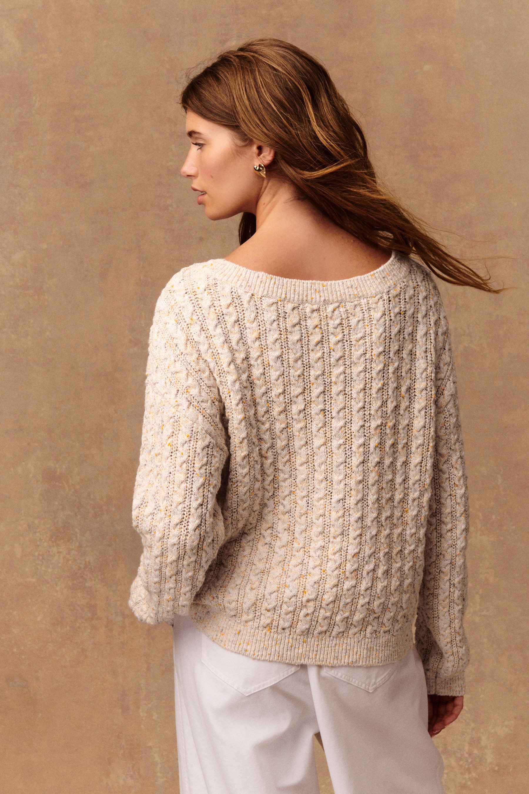 Next Strickpullover Strickpulli mit Zopfmuster und U-Boot-Ausschnitt (1-tlg günstig online kaufen