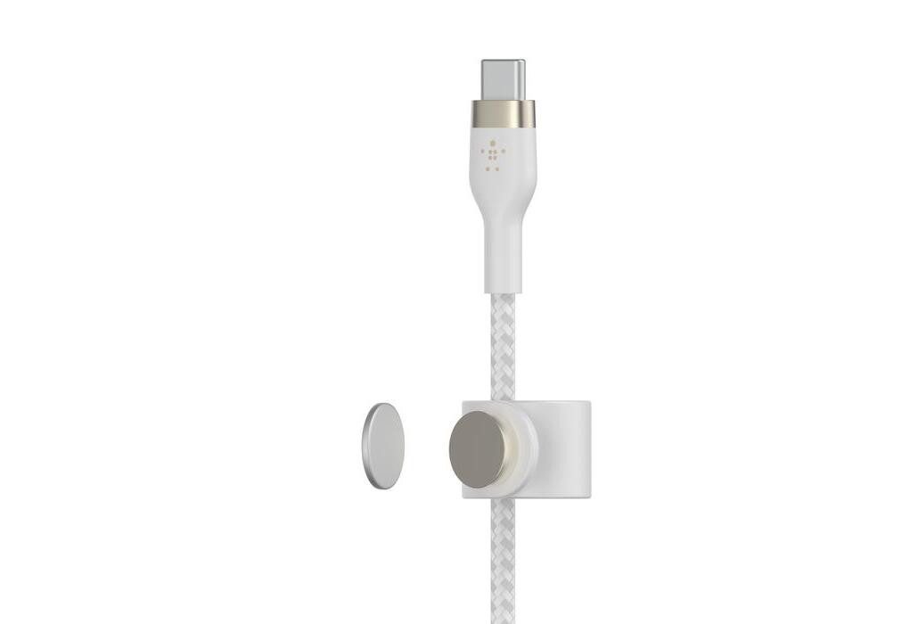Belkin CAA011bt1MWH BoostCharge Pro FlexUSB-A-Kabel mit Headset