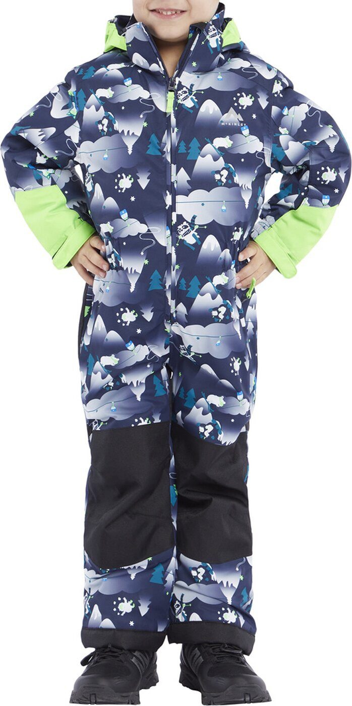McKINLEY Skianzug KK.-Overall Toby T AOP/NAVY DARK/GREEN