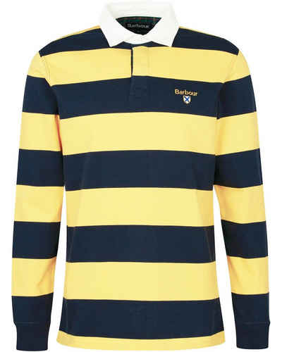 Barbour Langarm-Poloshirt Rugbypolo Shirt Hollywell