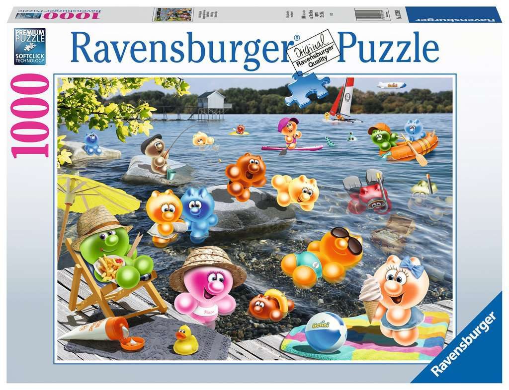 Ravensburger Puzzle Gelini Seepicknick 1000 Teile Puzzle, 1000 Puzzleteile, Made in Europe