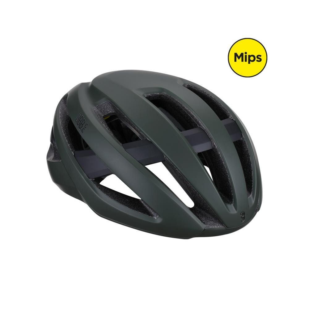 Fahrradhelm BBB Helm Maestro MIPS S (52-55) matt olive grun