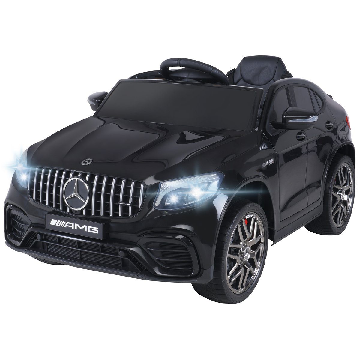 Actionbikes Motors Elektro-Kinderauto Mercedes Benz GLC AMG, Belastbarkeit 35 kg, (1-tlg), Fernbedienung - Stoßdämpfer hinten - Soft Start - Bremsautomatik