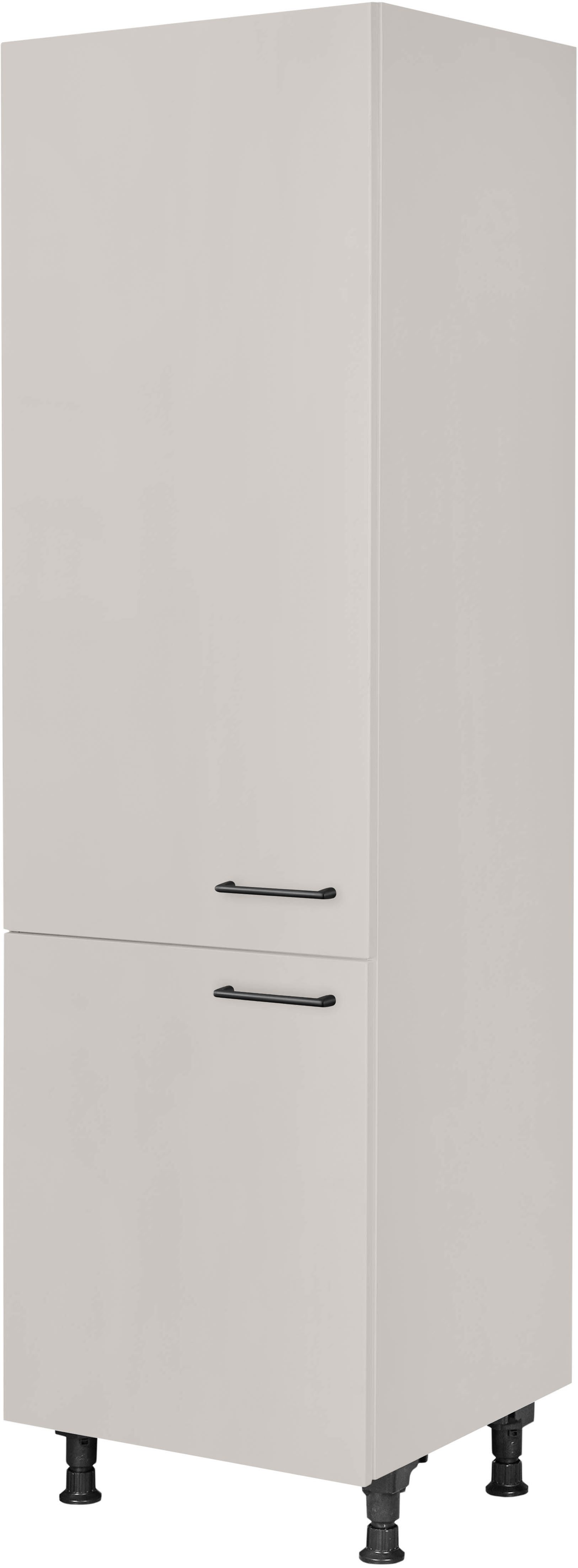 nobilia® Kühlumbauschrank "MIAMI", mit zwei Türen und zusätzlichem Einlegeboden, vormontiert, Ausrichtung wählbar, Breite/Höhe: 60/216,6 cm