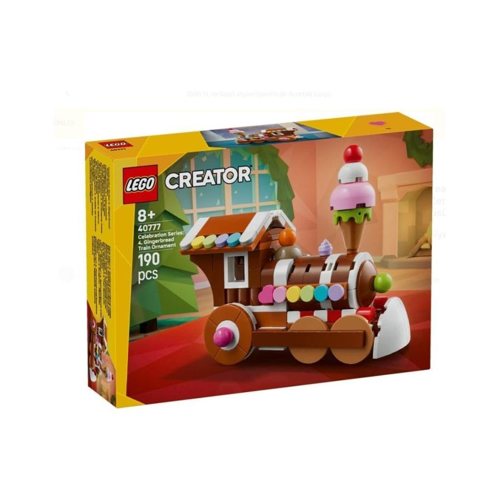 LEGO® Festtagsserie: Lebkuchenlok 40777 Konstruktions-Spielset, (190 St), 190-teiliges LEGO Bauset