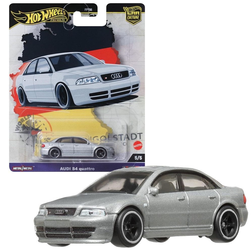 Hot Wheels Spielzeug-Rennwagen Audi S4 Quattro HRV81 Hot Wheels Car Culture günstig online kaufen