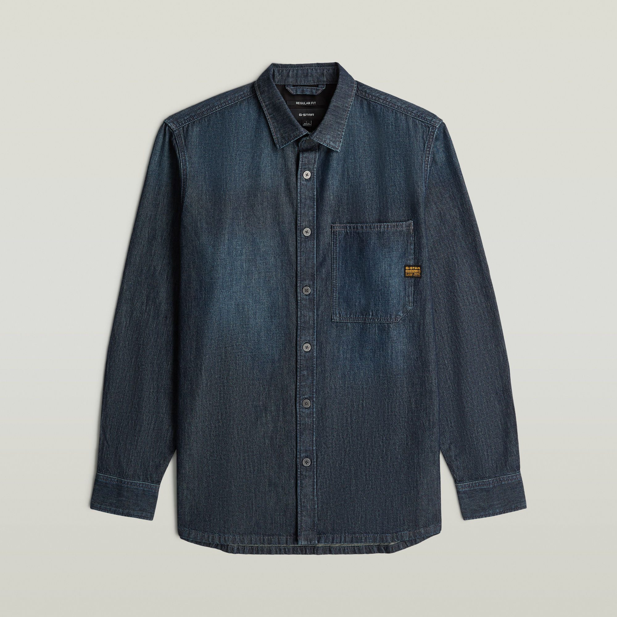 G-STAR Langarmhemd Regular 1-pkt shirt l\s antique asphalt