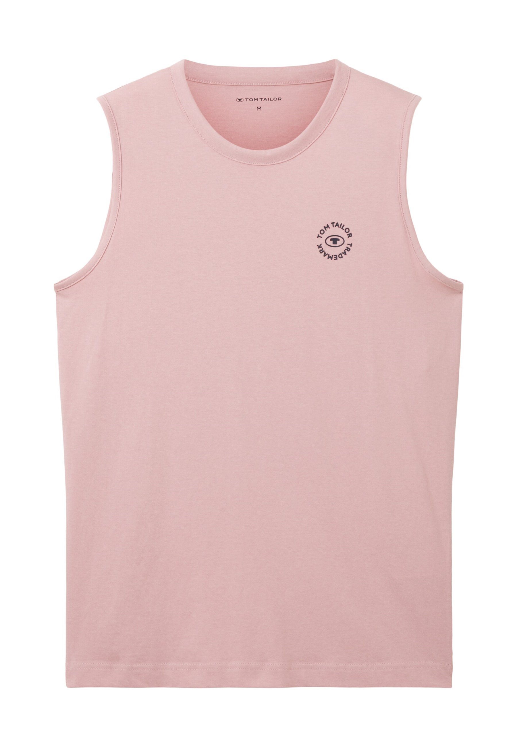 (1-tlg) TAILOR T-Shirt Tank-Top TOM ärmelloses pink Tanktop