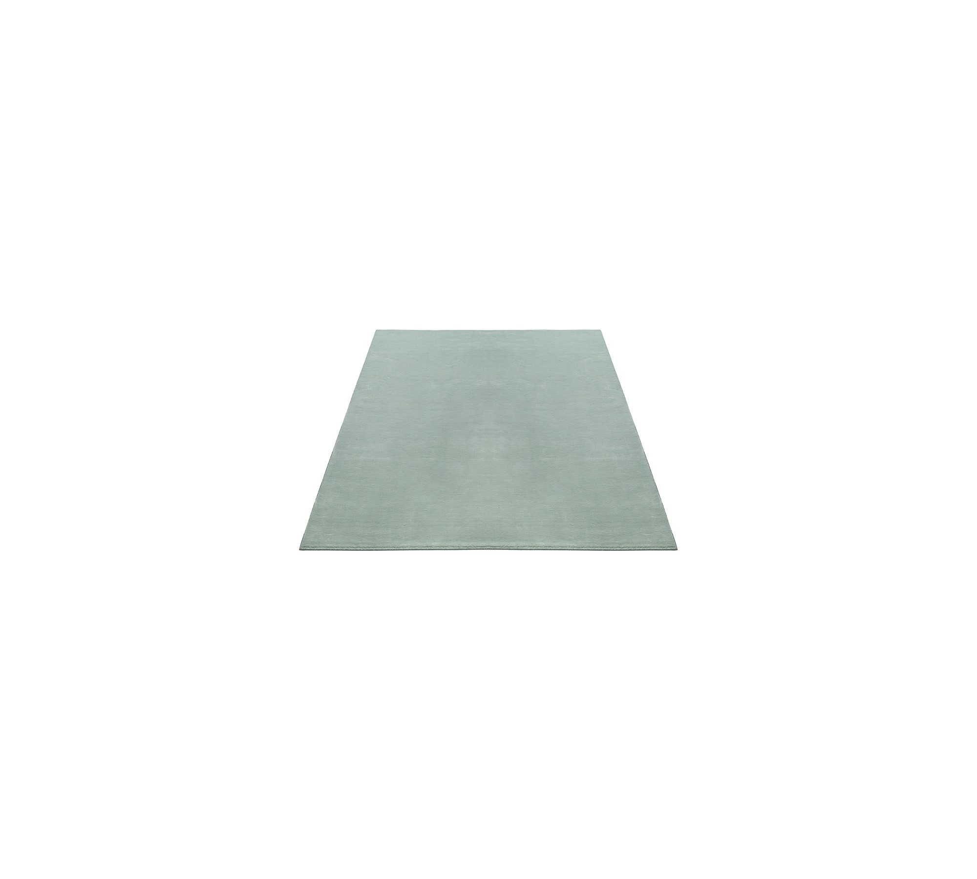 Floornovo Teppich Indoor Teppich Grün versch. Größen - rechteckig für alle Innenräume -, rechteckig, Trocken- und Feuchträume