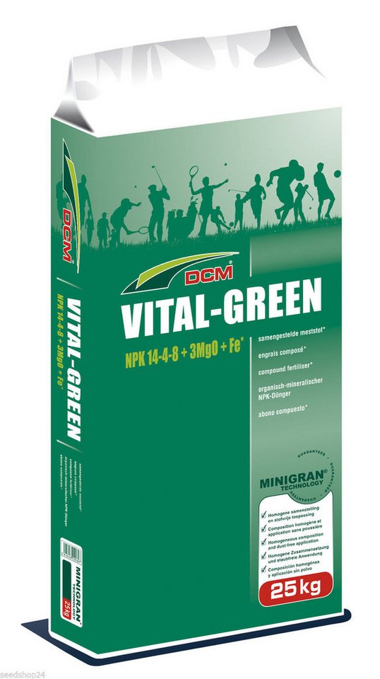 Thumbnail - Cuxin DCM Rasendünger Cuxin DCM Vital-Green 25 kg Minigran Rasendünger Sport- und Golfplatz