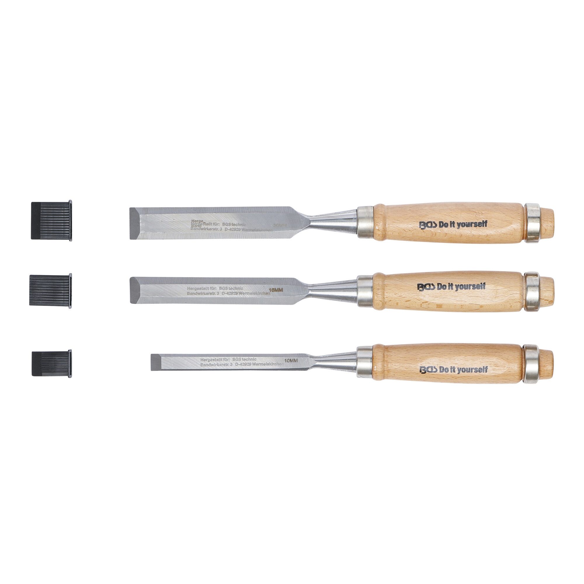 BGS Beitelsatz BGS Do it yourself Stechbeitel-Satz 10 / 16 / 20 mm 3 teilig