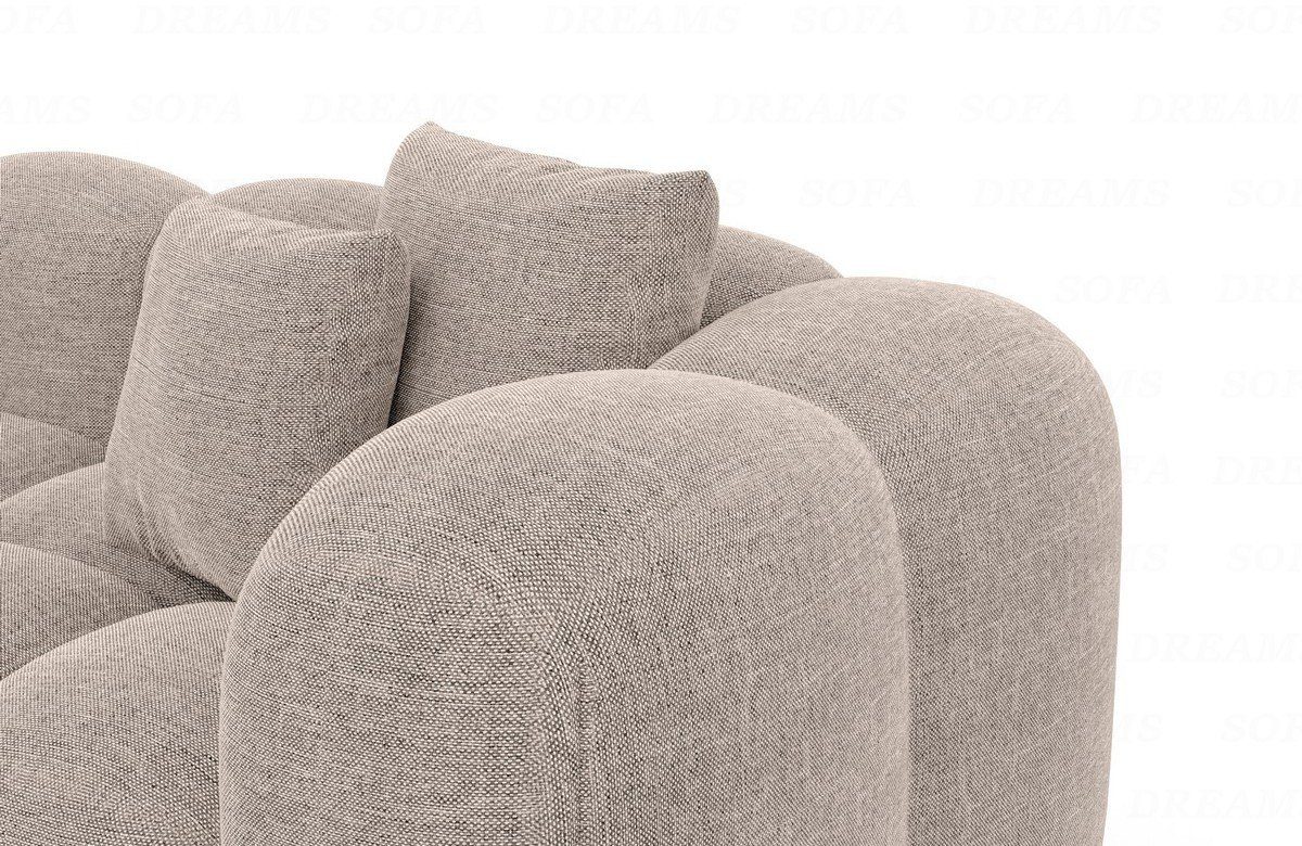 Sofa Dreams Ecksofa Stoffsofa Eckcouch Polster Eck Sofa Formentera L Form kurz Stoff, Loungesofa