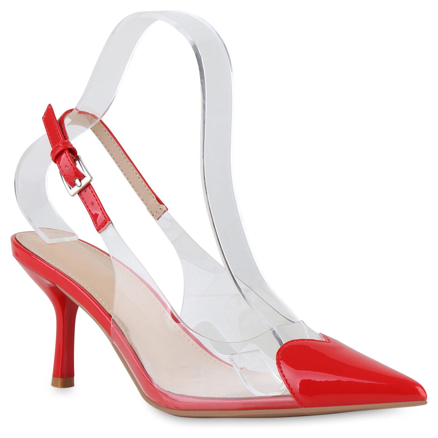 VAN HILL 841534 Босоніжки Damen Босоніжки Туфлі Spitze Stiletto Transparente Party