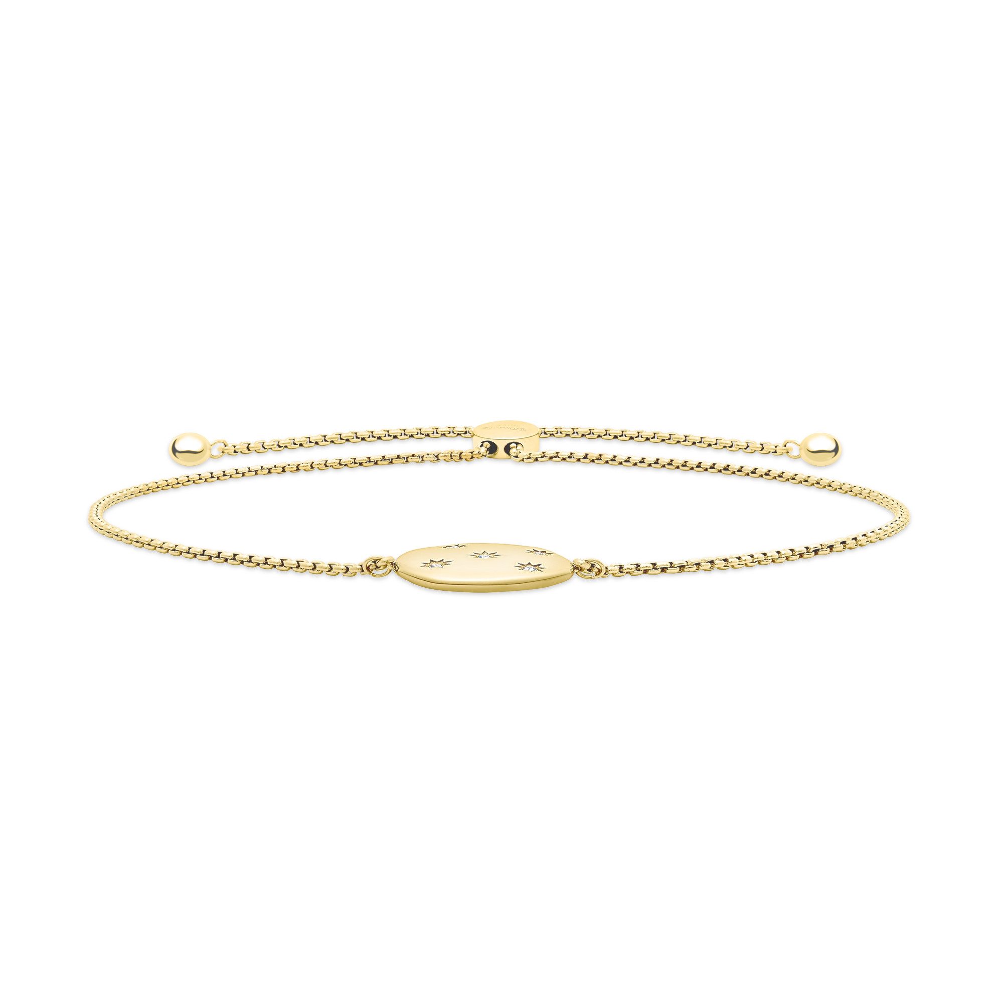 Tamaris Edelstahlarmband Schmuck Geschenk Edelstahl Armkette Little Twinkel, mit Zirkonia (synth)