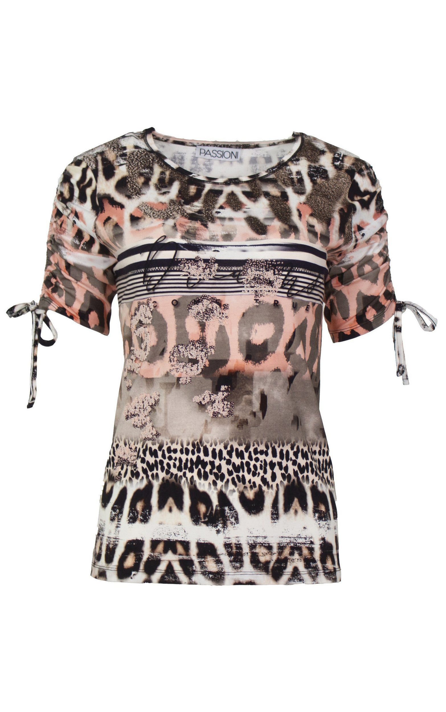 Passioni Print-Shirt Trendiges T-Shirt mit abstraktem günstig online kaufen