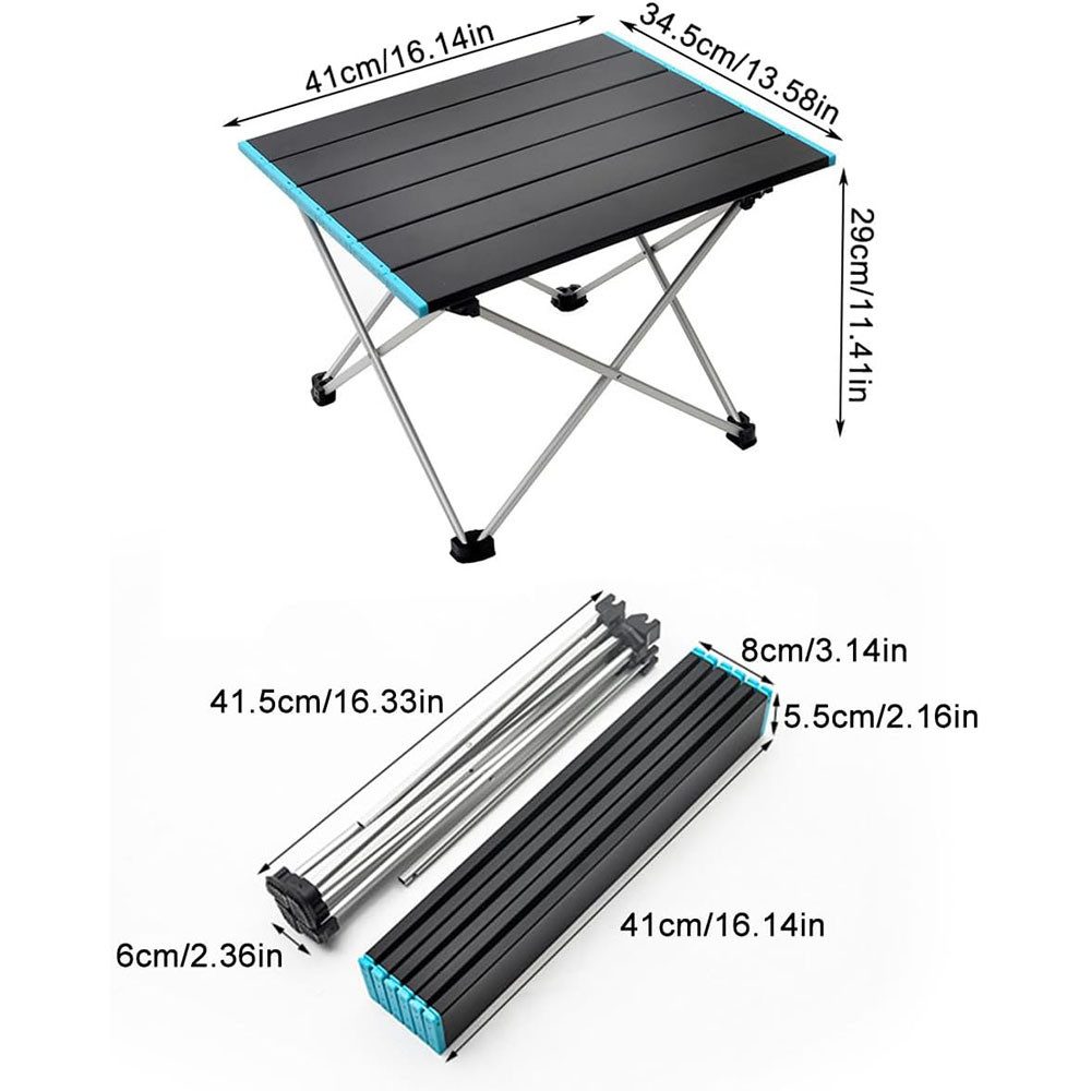 TUWENA Campingtisch Campingtisch Klappbar mit Aluminium-Tischplatte – Bild 2 von 5